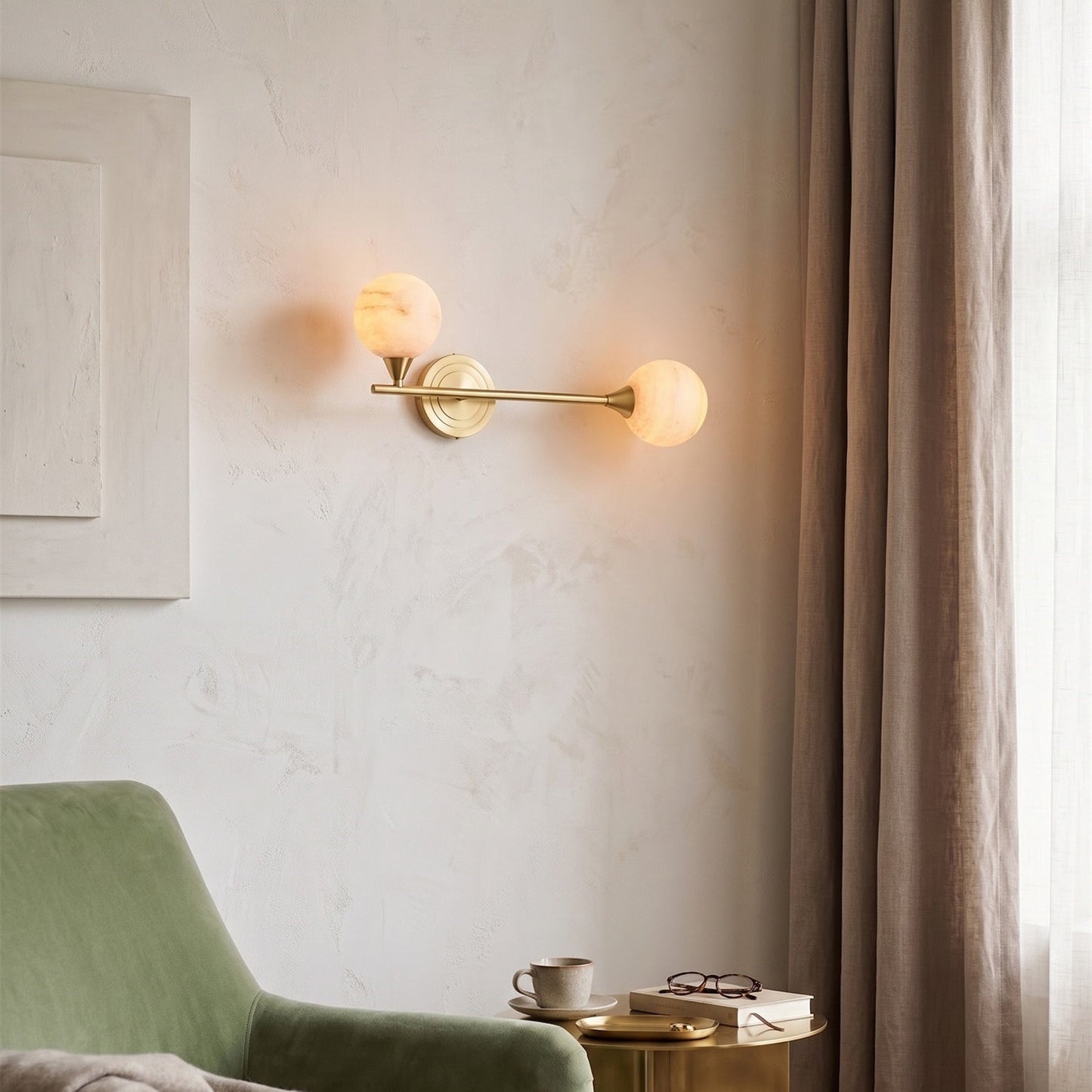 Islon Alabaster Wall Sconce