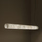 Horizontal Alabaster Roller Pendant Lamp