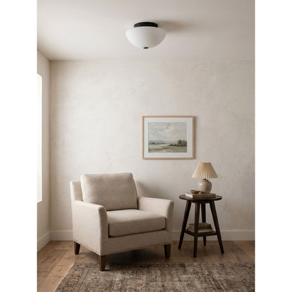 Jeanne White Flush Mount