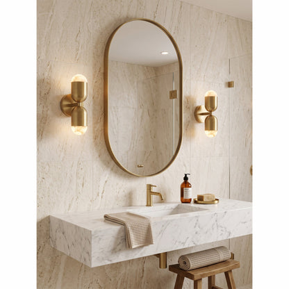 Variscite Alabaster Wall Sconce