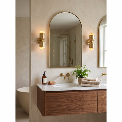 Variscite Alabaster Wall Sconce