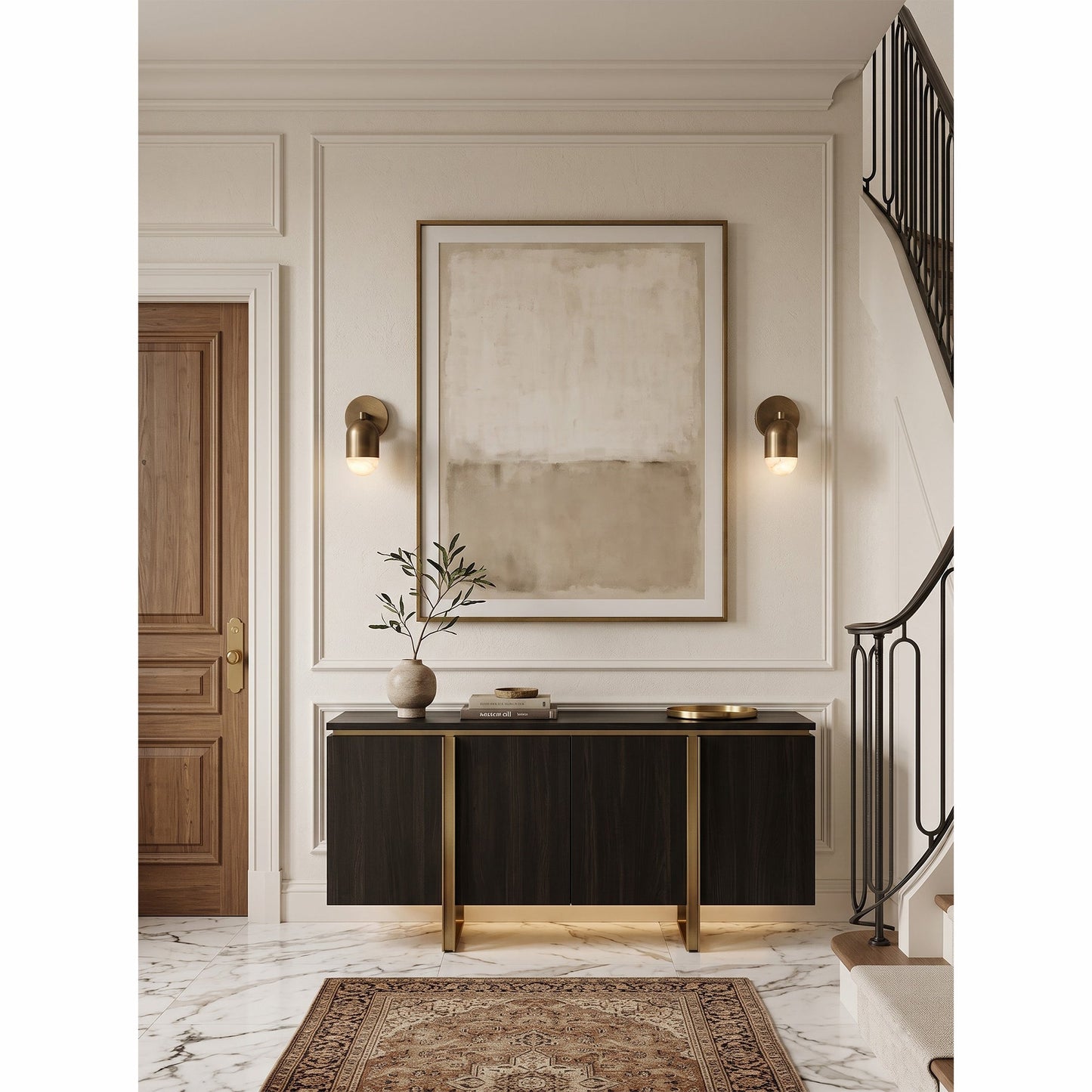 Variscite Alabaster Wall Sconce