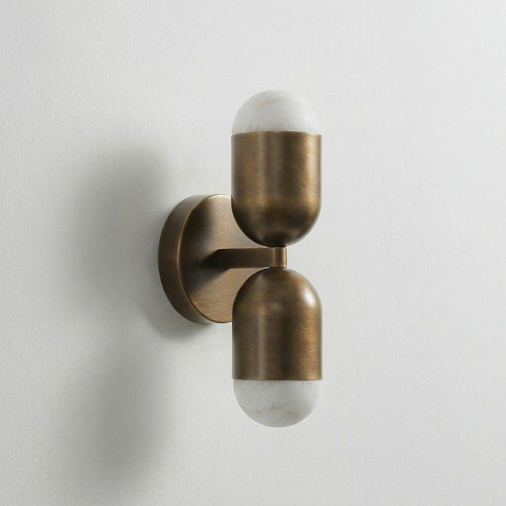 Variscite Alabaster Wall Sconce