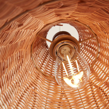 Kasbah Rattan Conical Pendant Lamp