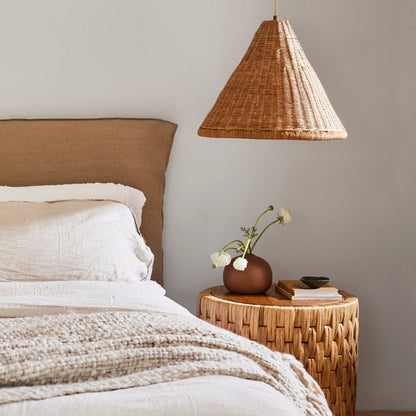 Kasbah Rattan Conical Pendant Lamp