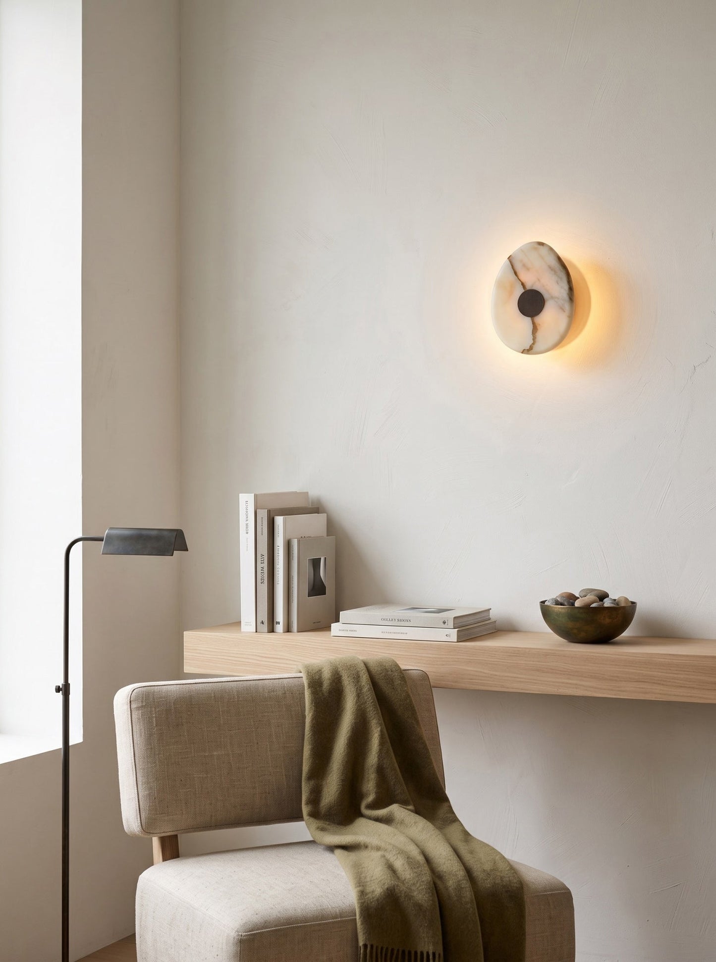 Doron Marble Wall Sconce