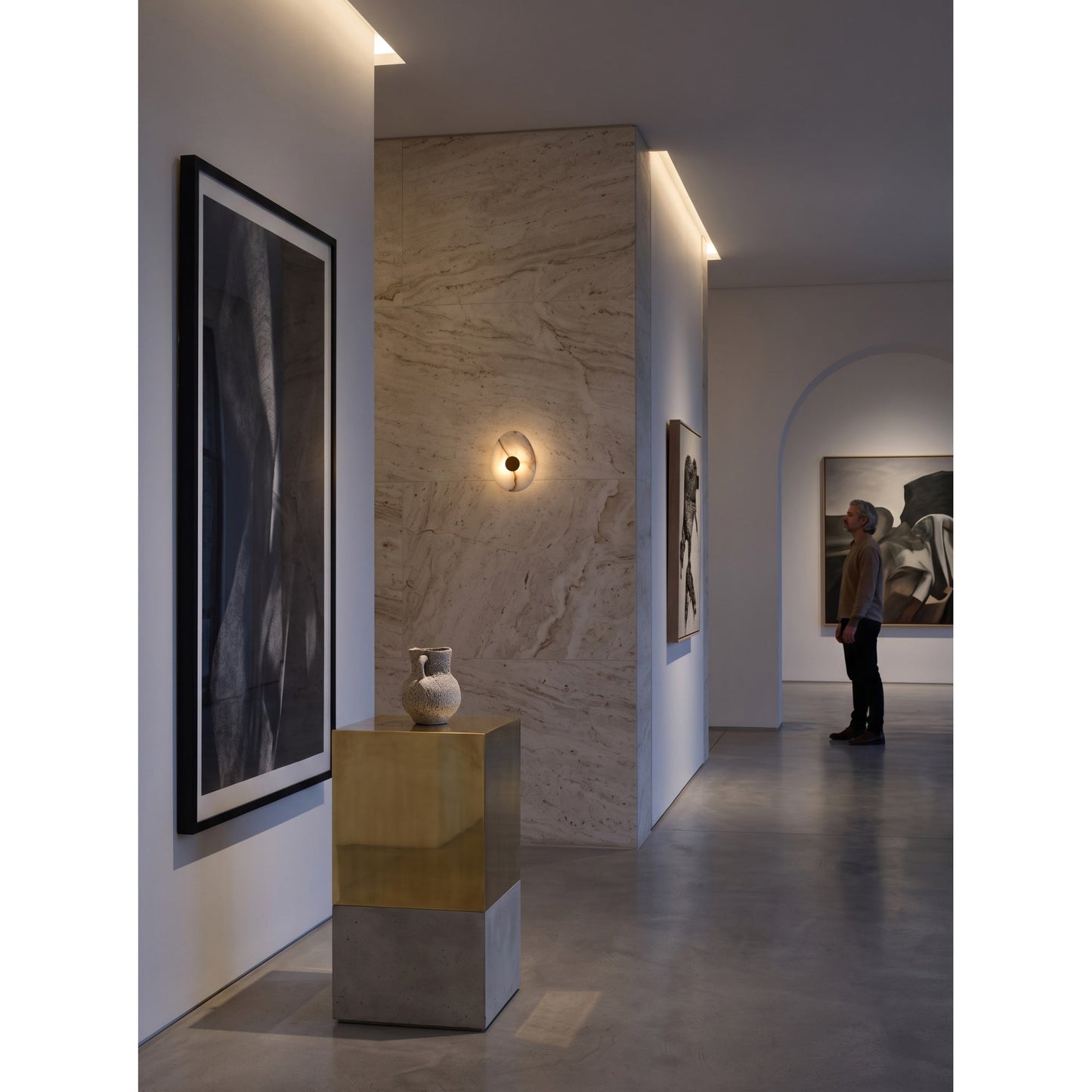 Doron Marble Wall Sconce
