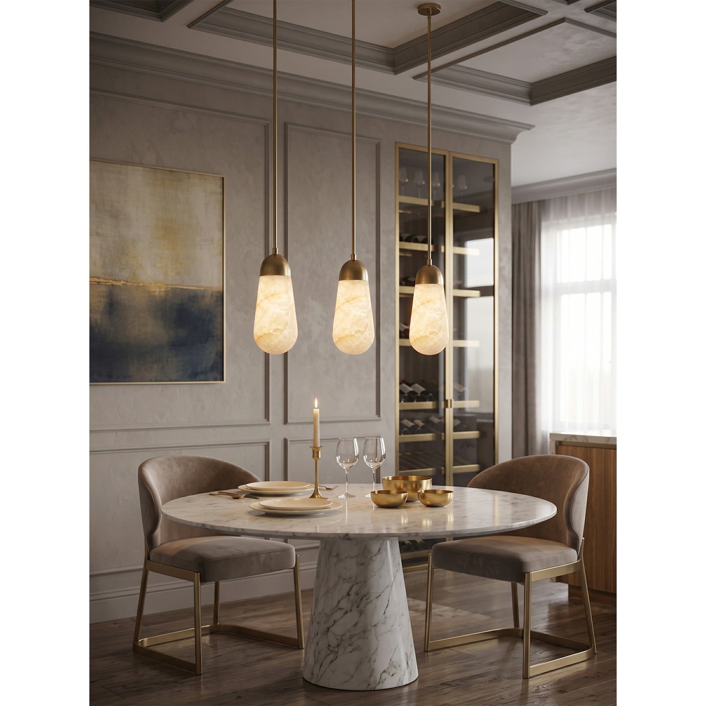 Modena Alabaster Pendant Lamp