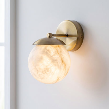 Soline Julep Alabaster Wall Sconce