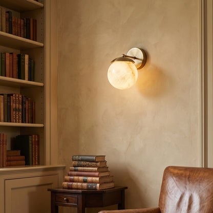 Soline Julep Alabaster Wall Sconce
