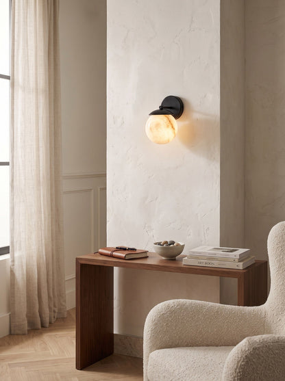 Soline Julep Alabaster Wall Sconce