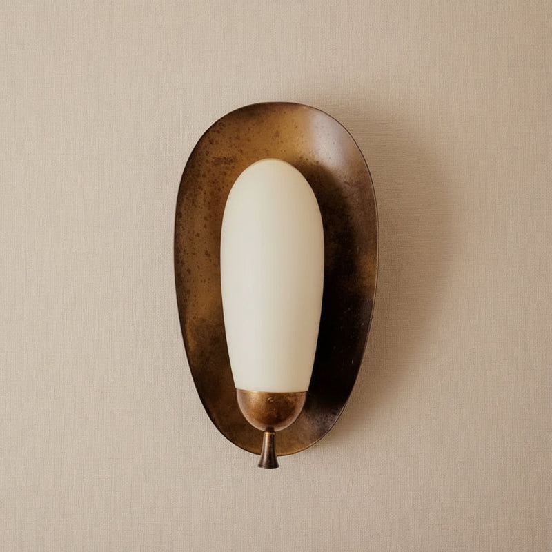 Prehnite Blossom Glass Wall Sconce