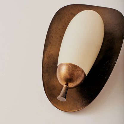 Prehnite Blossom Glass Wall Sconce