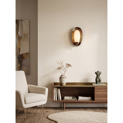 Prehnite Blossom Glass Wall Sconce