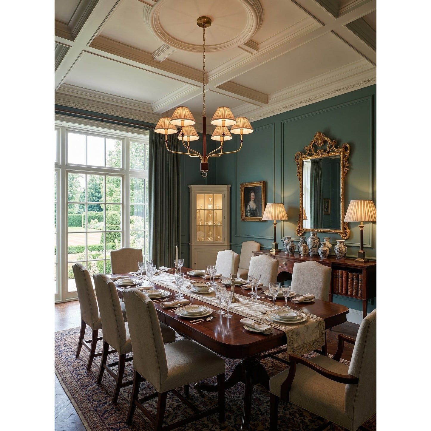 Laurent Pleated Chandelier