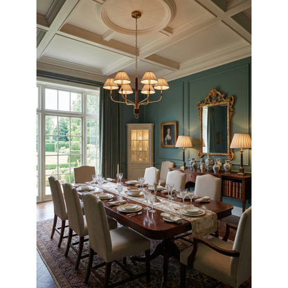 Laurent Pleated Chandelier