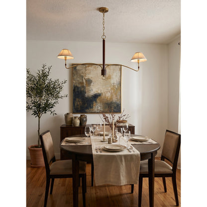 Laurent Pleated Chandelier