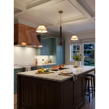 Laurent Pleated Chandelier