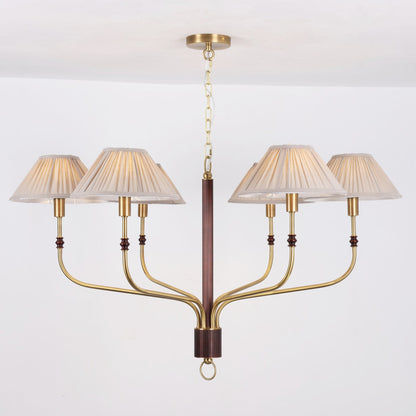 Laurent Pleated Chandelier