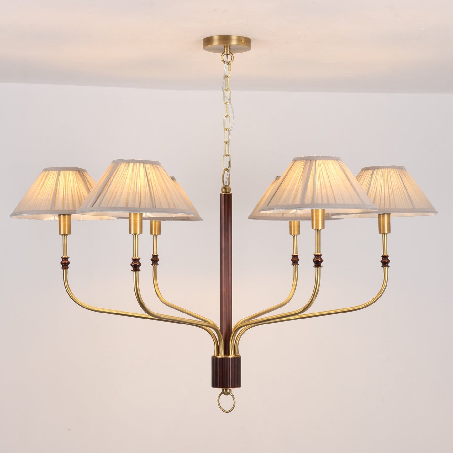 Laurent Pleated Chandelier