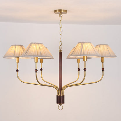 Laurent Pleated Chandelier