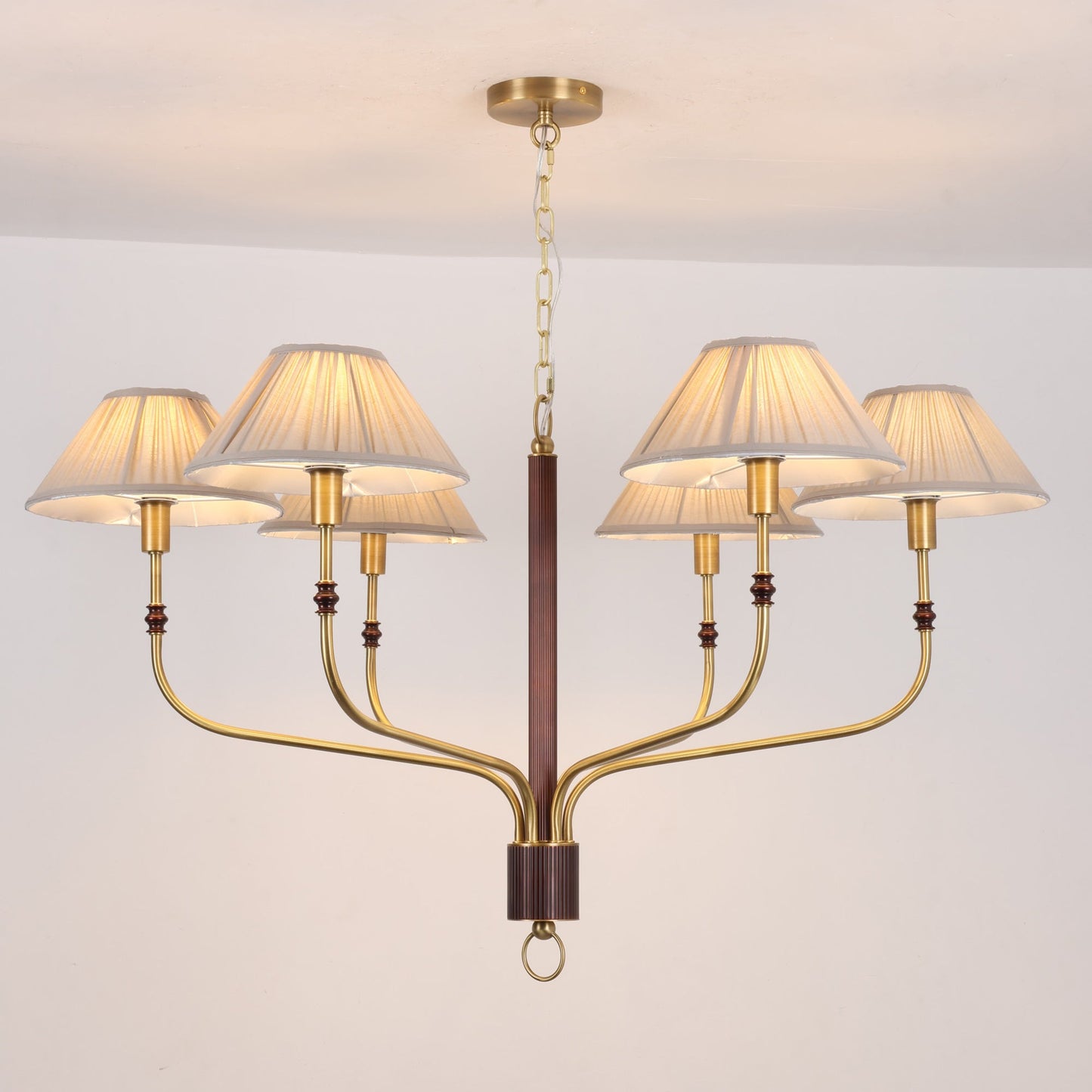 Laurent Pleated Chandelier