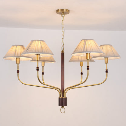 Laurent Pleated Chandelier
