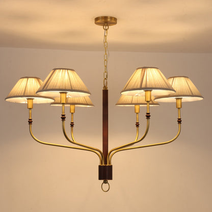 Laurent Pleated Chandelier