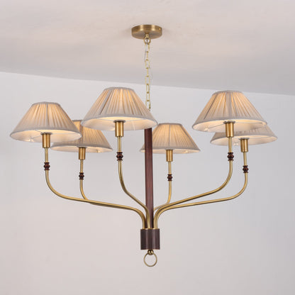 Laurent Pleated Chandelier