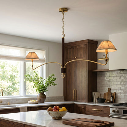Laurent Pleated Chandelier