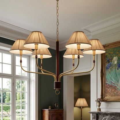 Laurent Pleated Chandelier
