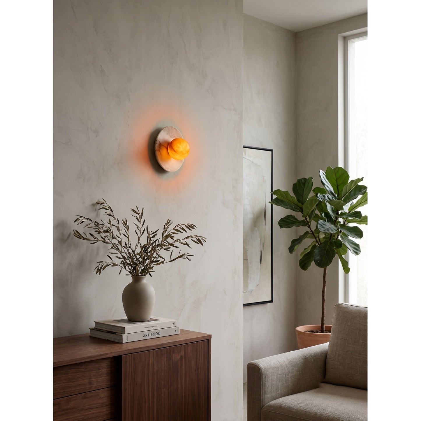 Quinis Stone Wall Sconce