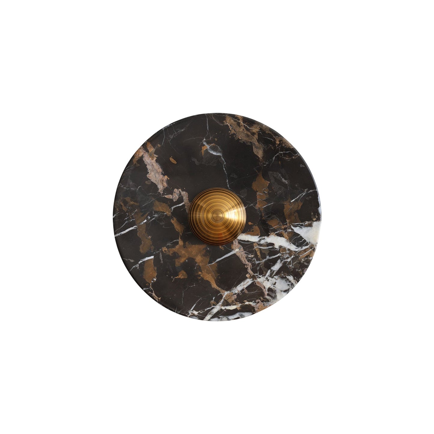 Marisol Black Gold Marble Wall Sconce