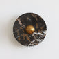 Marisol Black Gold Marble Wall Sconce