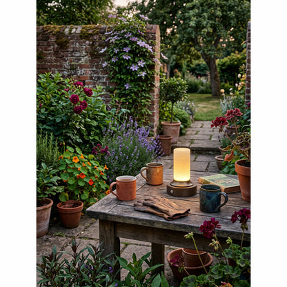 Solai Alabaster Table Lamp (Built-in Battery)