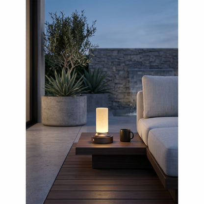 Solai Alabaster Table Lamp (Built-in Battery)
