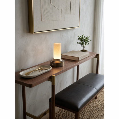 Solai Alabaster Table Lamp (Built-in Battery)