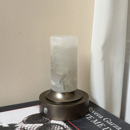 Solai Alabaster Table Lamp (Built-in Battery)