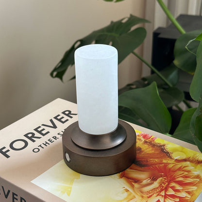 Solai Alabaster Table Lamp (Built-in Battery)