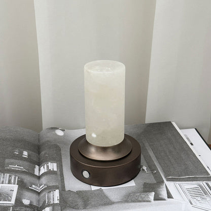 Solai Alabaster Table Lamp (Built-in Battery)