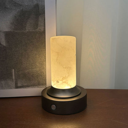 Solai Alabaster Table Lamp (Built-in Battery)