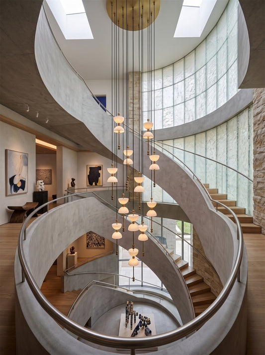 Lyra Alabaster Chandelier