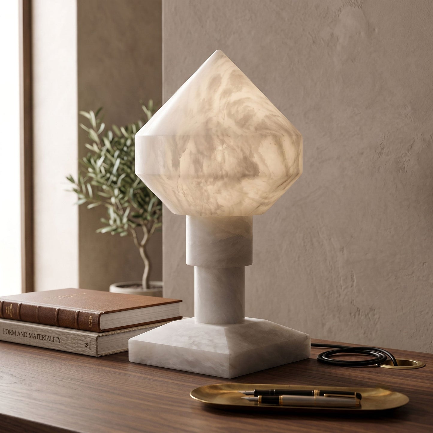 Fairholm Alabaster Table Lamp