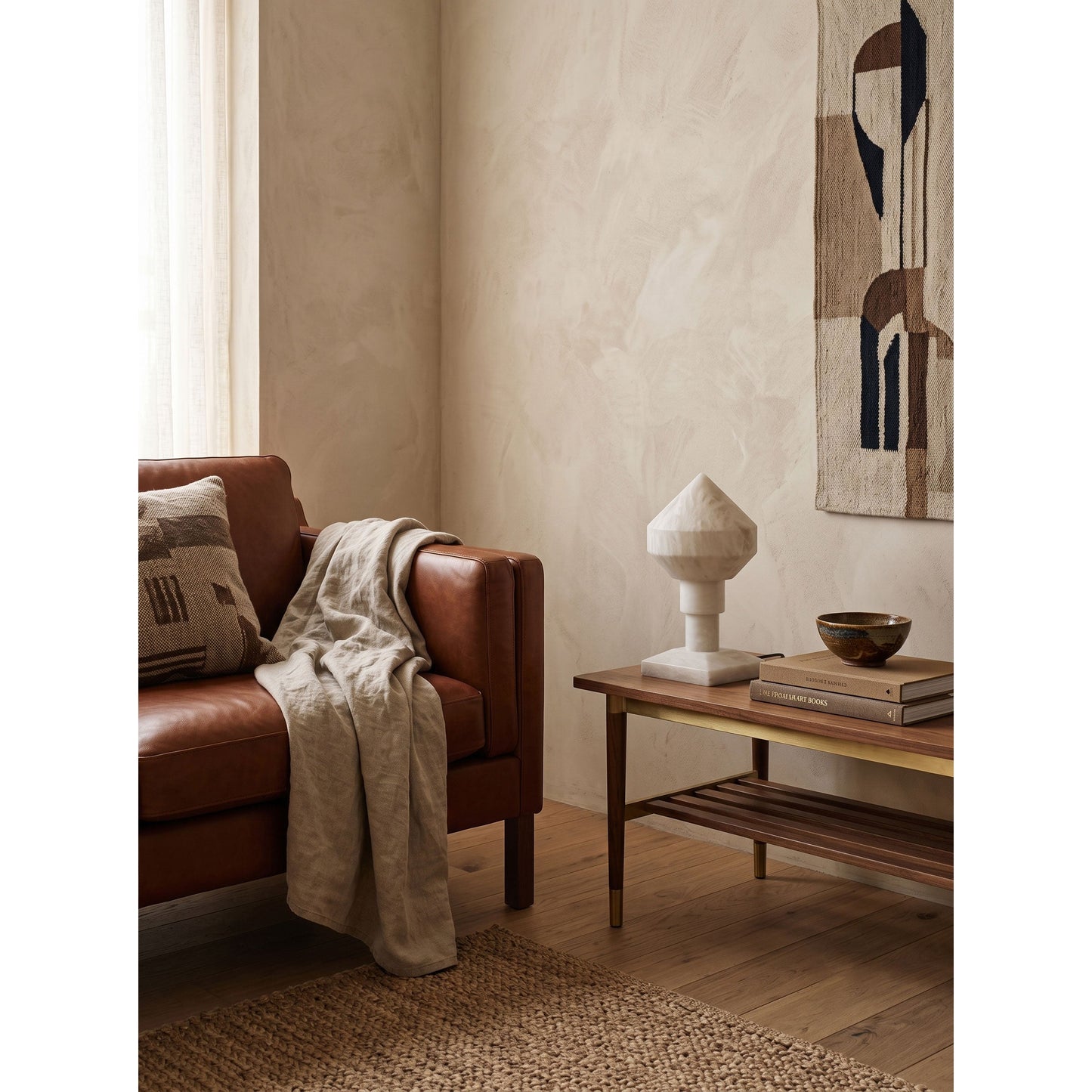 Fairholm Alabaster Table Lamp