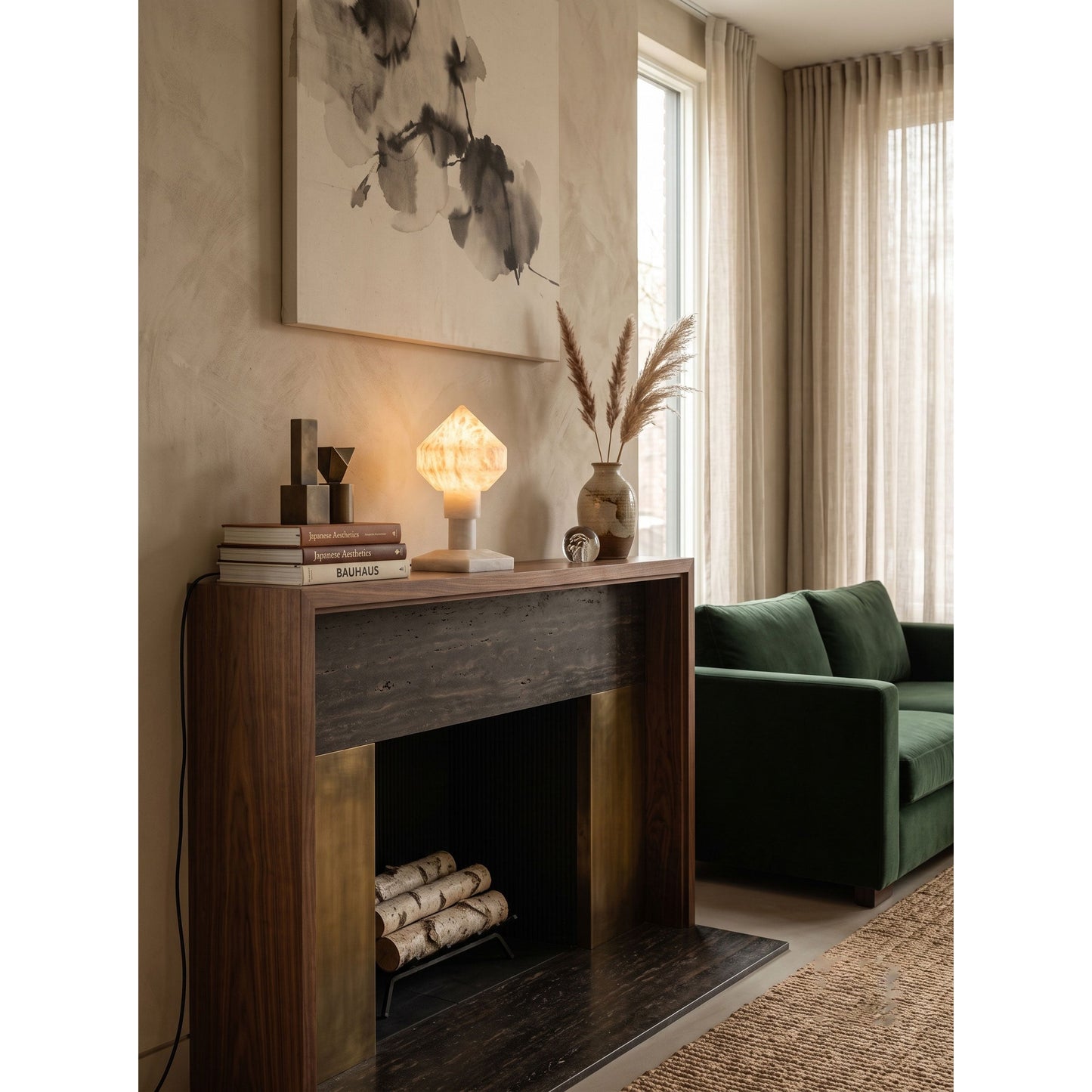 Fairholm Alabaster Table Lamp
