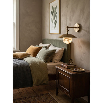 Marie Petite Alabaster Wall Sconce