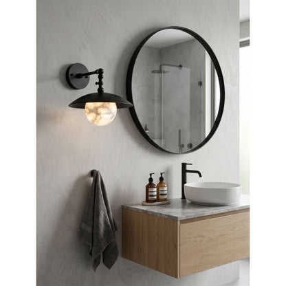 Marie Petite Alabaster Wall Sconce