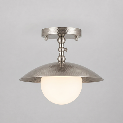 Marie Petite Hammer Pattern Flush Mount