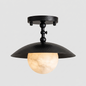 Marie Petite Hammer Pattern Flush Mount