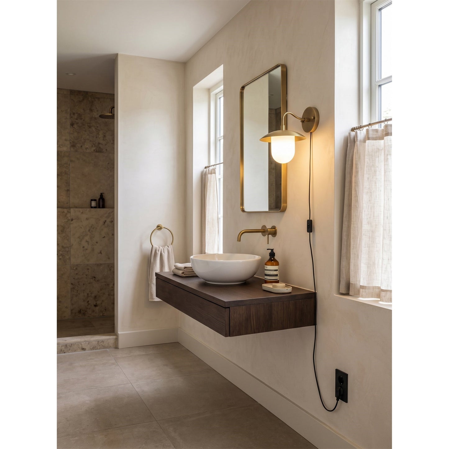Marie Petite Plug-in Wall Sconce